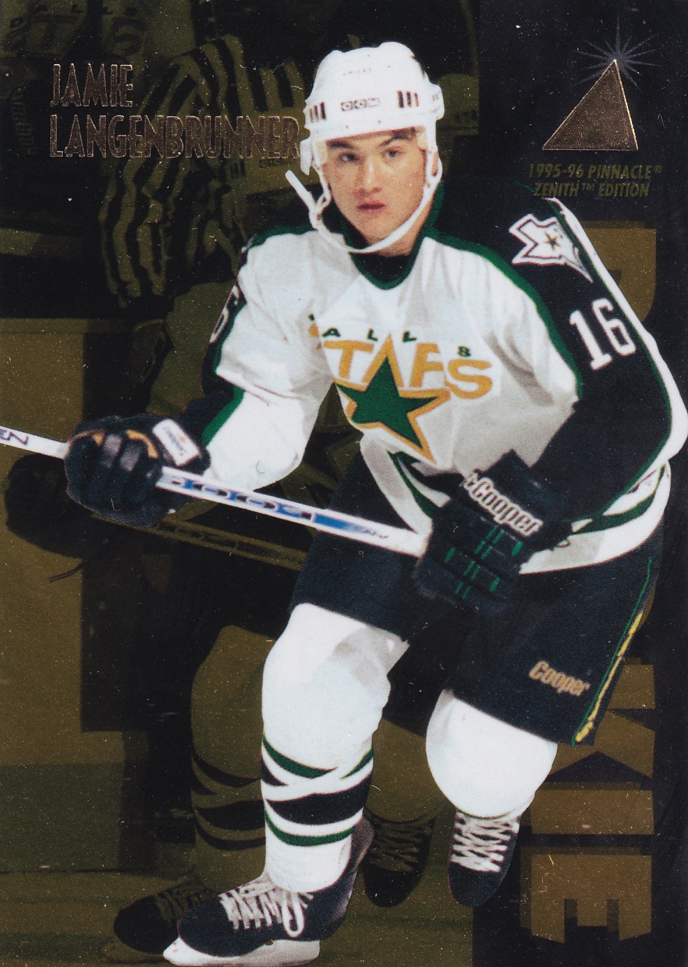 Jamie Langenbrunner - 1995/96 Pinnacle Zenith - RC - #129