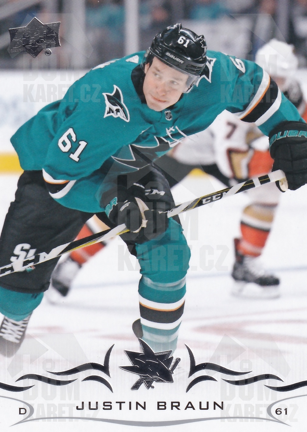 Justin Braun - 2018/19 UD Series II. Hockey - #403