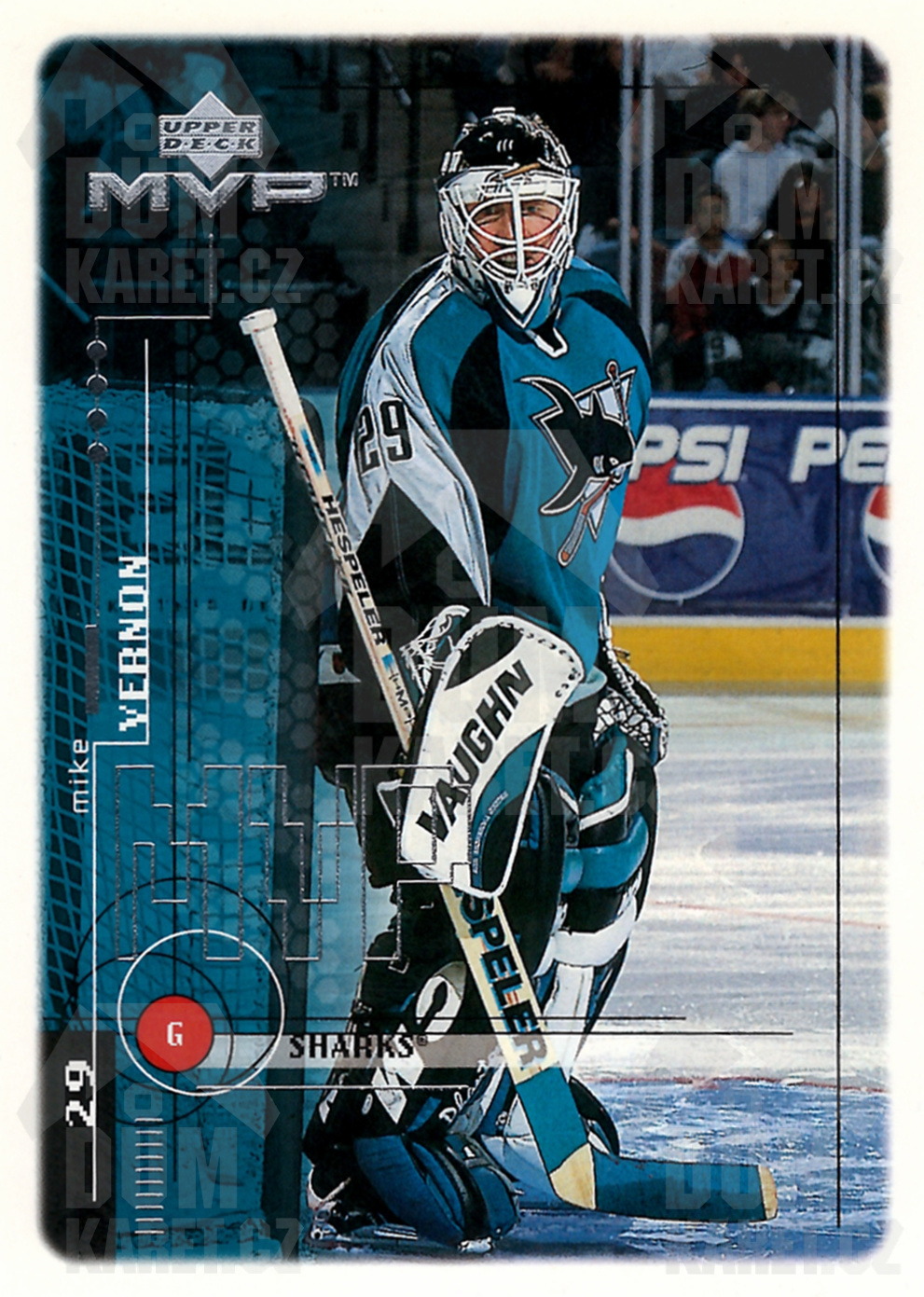 Mike Vernon - 1998/99 MVP Hockey - #176