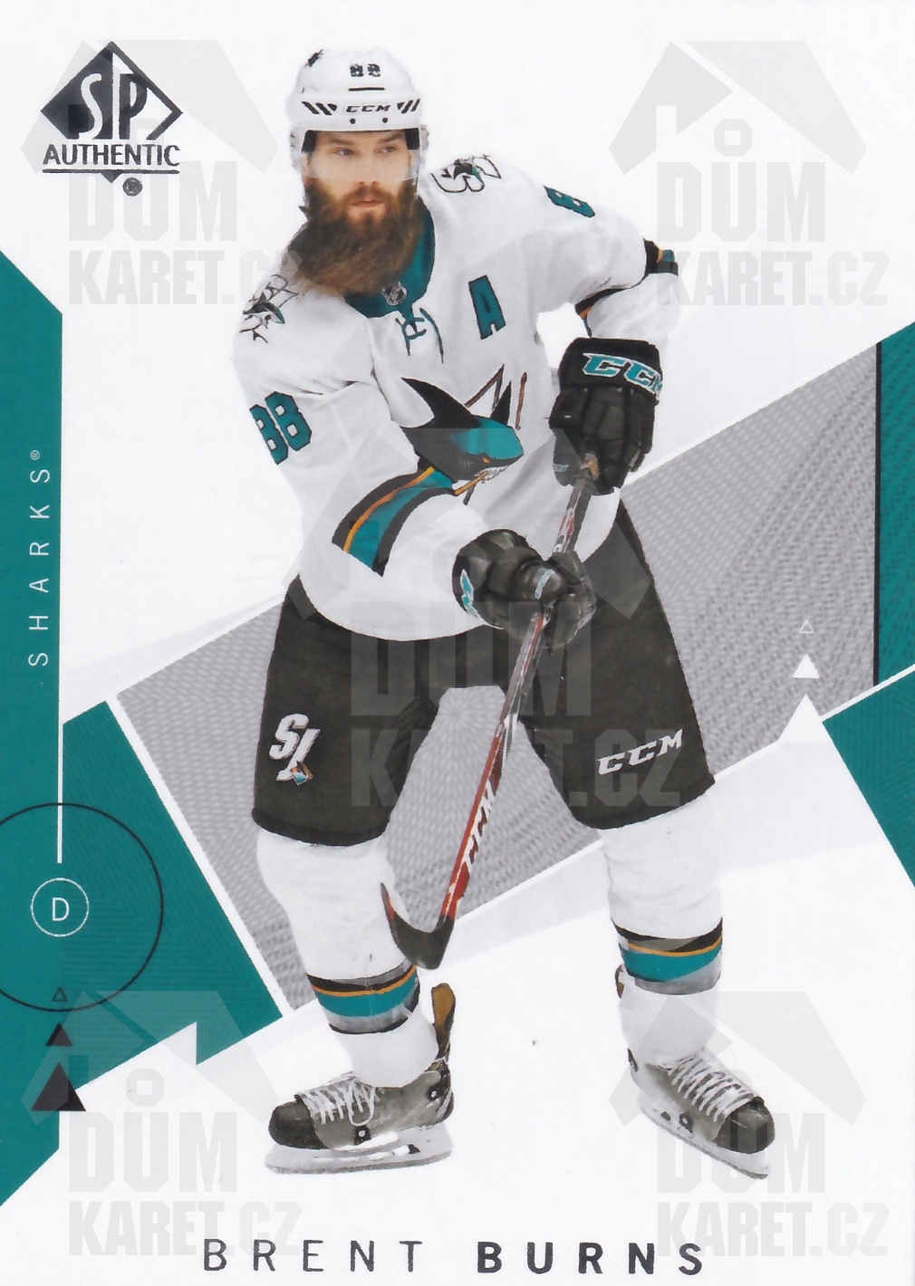 Brent Burns - 2018/19 SP Authentic Hockey - #74