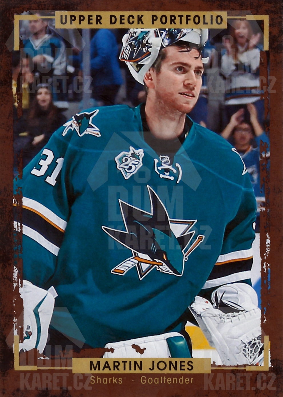 Martin Jones - 2015/16 UD Portfolio Hockey - #98