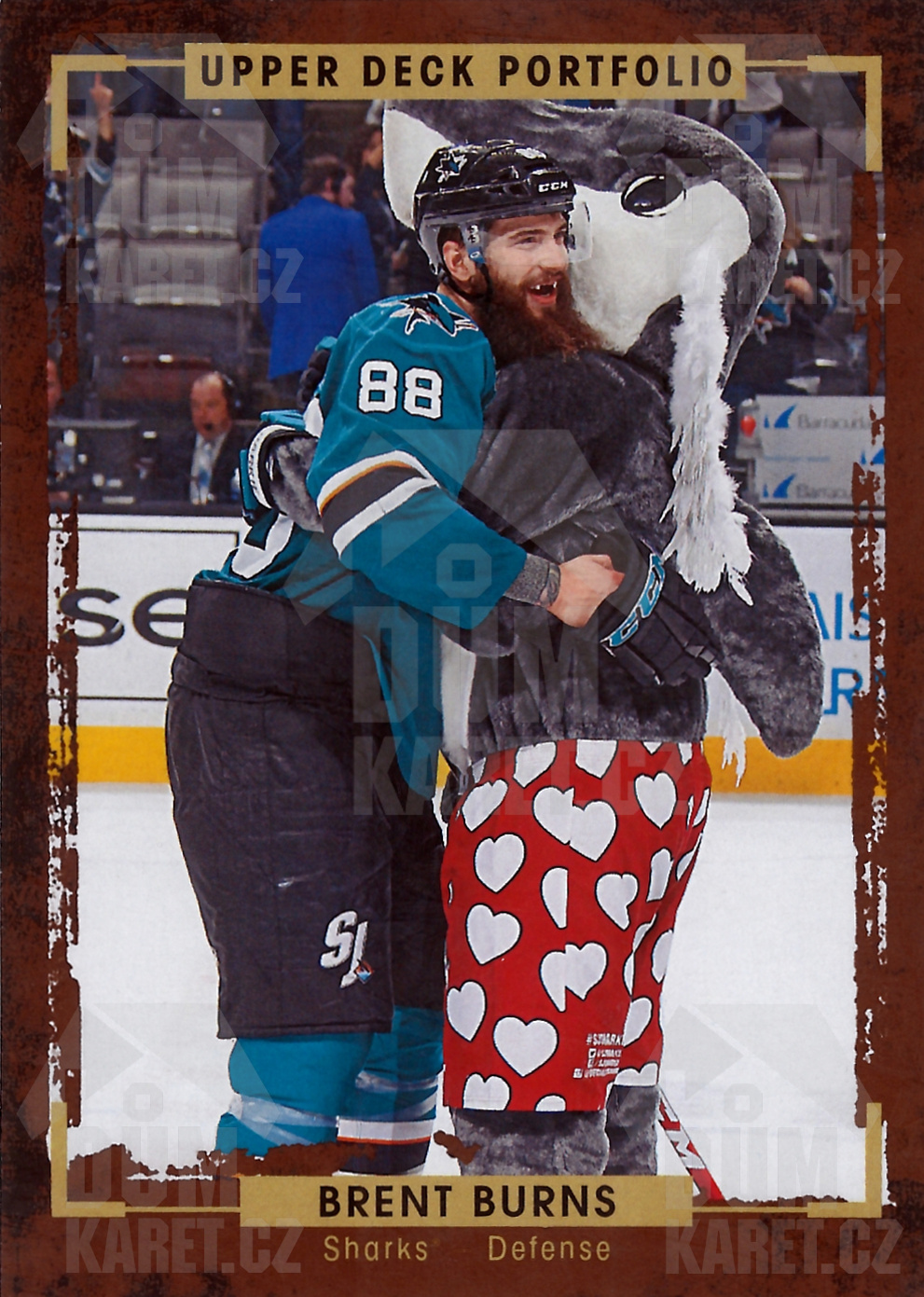 Brent Burns - 2015/16 UD Portfolio Hockey - #43