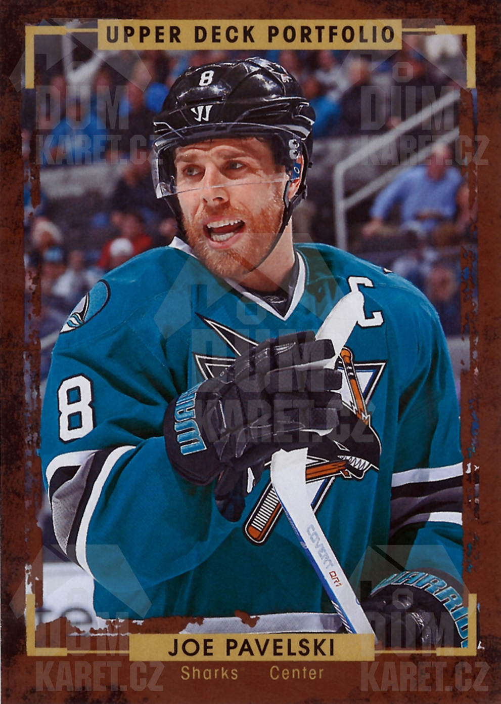 Joe Pavelski - 2015/16 UD Portfolio Hockey - #122