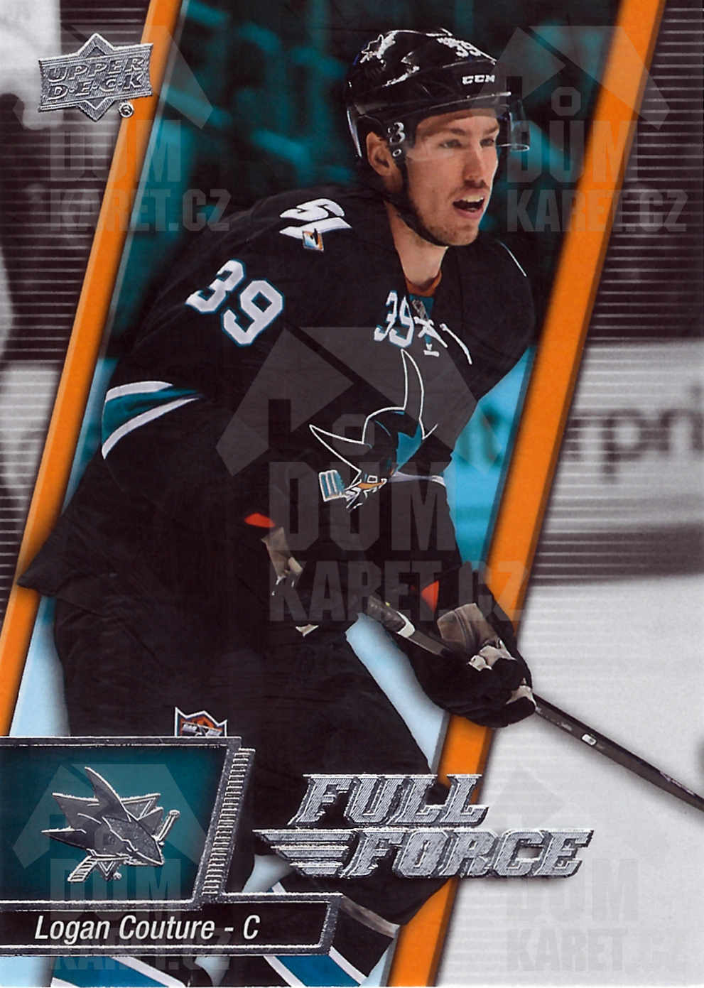 Logan Couture - 2015/16 UD Full Force Hockey - #20