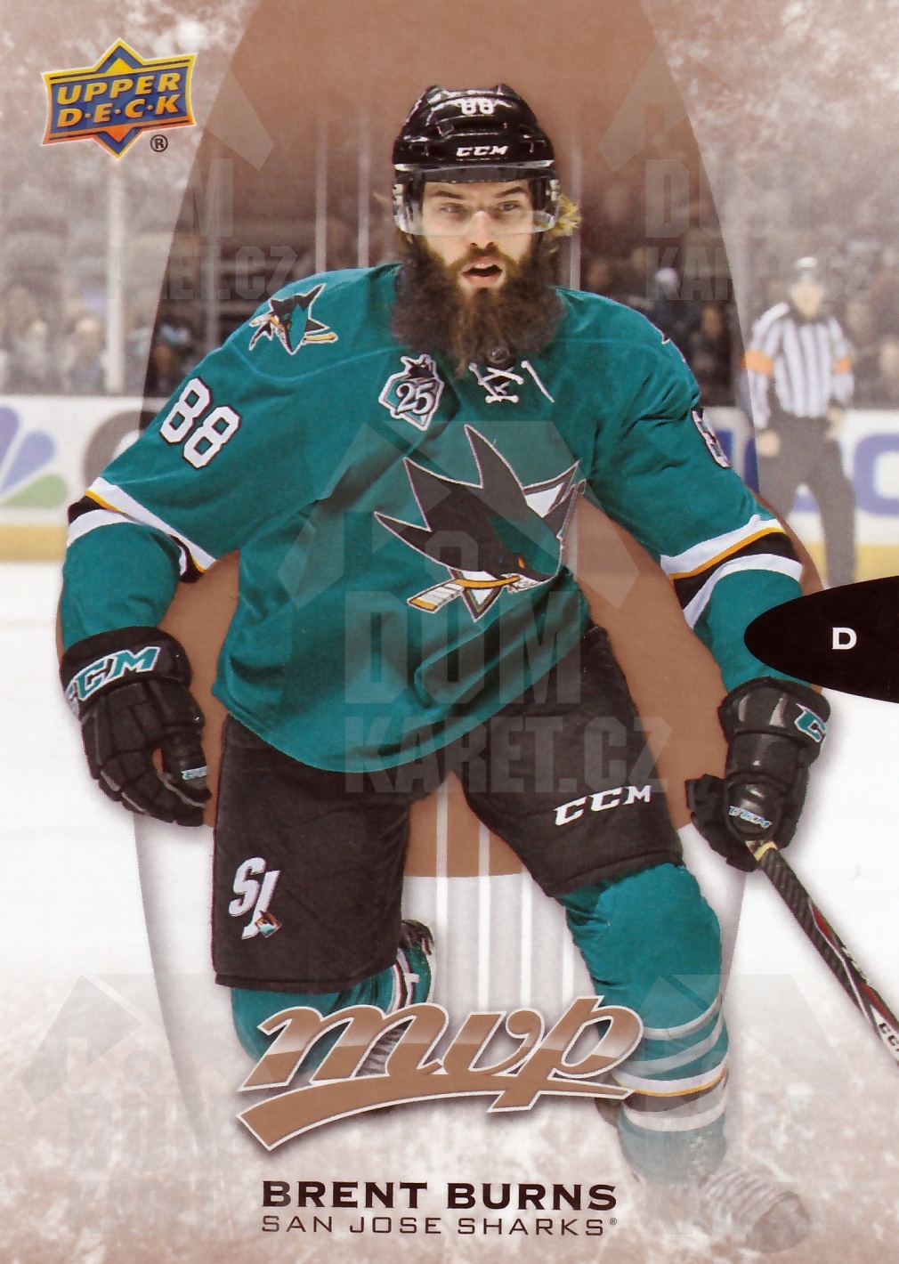Brent Burns - 2016/17 MVP Hockey - #160