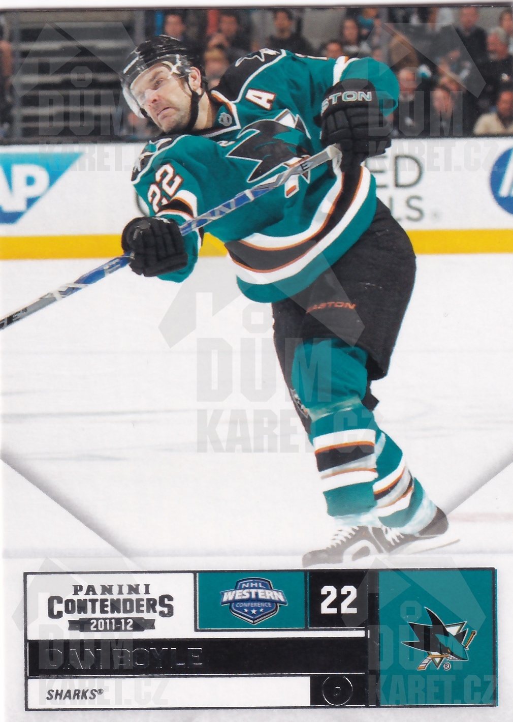 Dan Boyle - 2011/12 Panini Contenders - #22