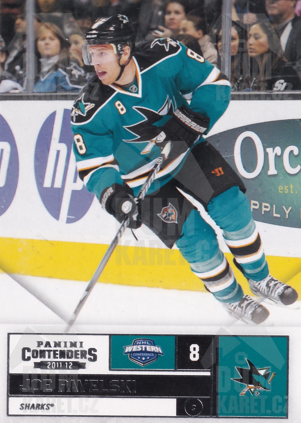 Joe Pavelski - 2011/12 Panini Contenders - #49