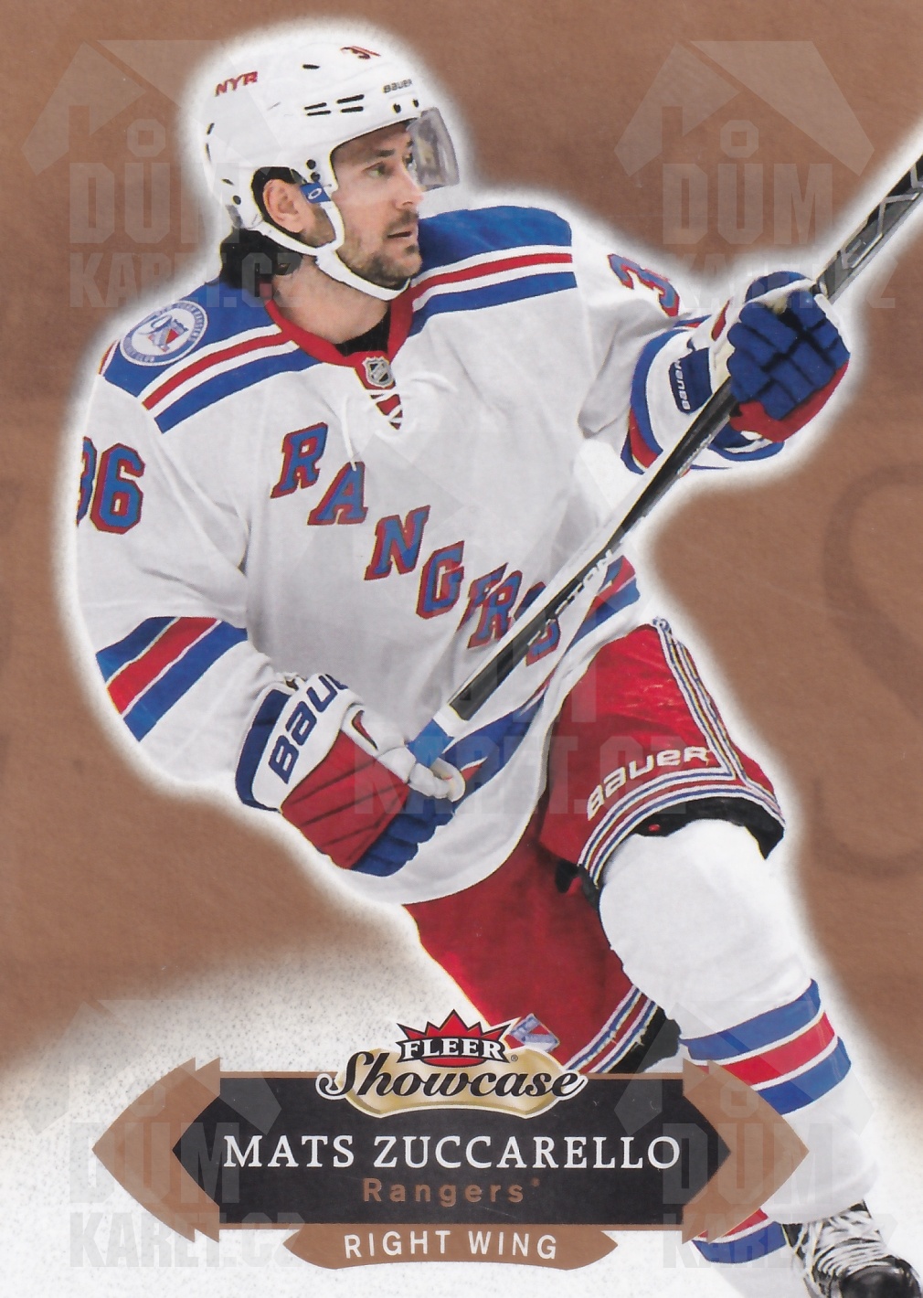 Mats Zuccarello - 2016/17 Fleer Showcase Hockey - #95