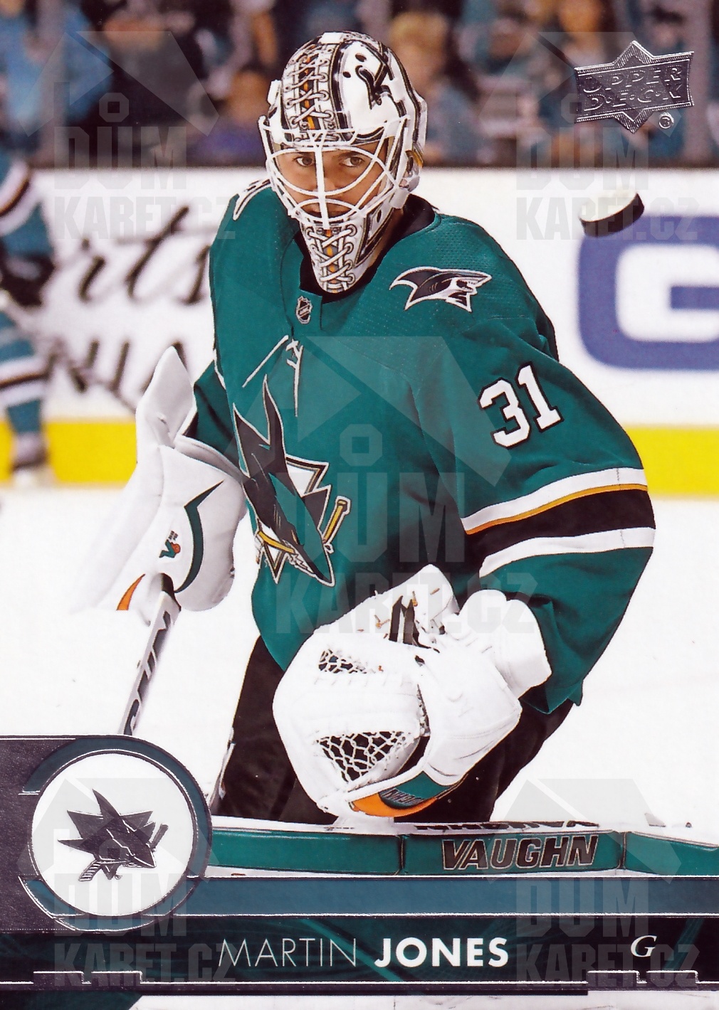 Martin Jones - 2017/18 UD Series II. Hockey - #398