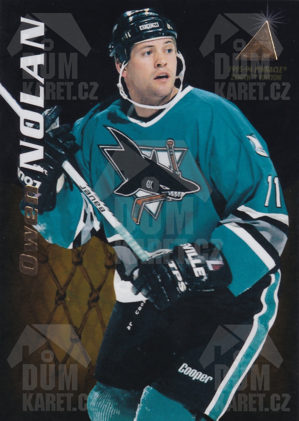 Owen Nolan - 1995/96 Pinnacle Zenith - #16