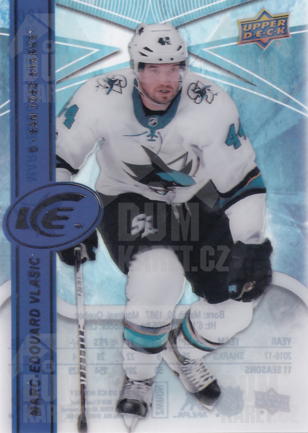 Marc-Edouard Vlasic - 2017/18 UD Ice Hockey - #100