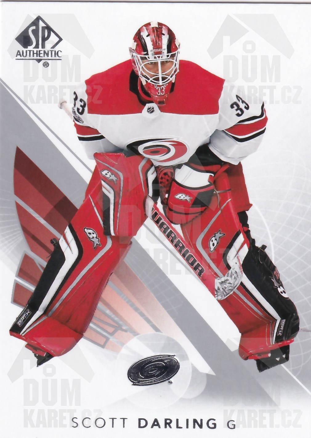 Scott Darling - 2017/18 SP Authentic Hockey - #83