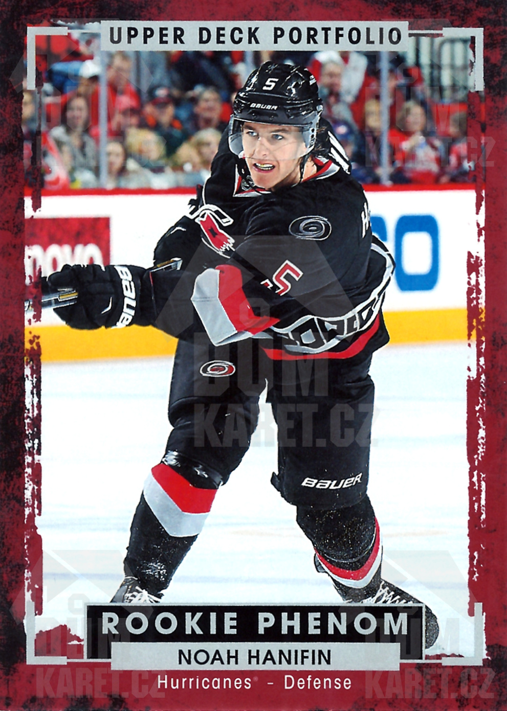 Noah Hanifin - 2015/16 UD Portfolio Hockey - Rookie Phenom - #249