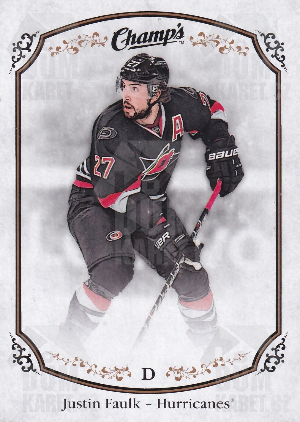 Justin Faulk - 2015/16 UD Champ's Hockey - #77