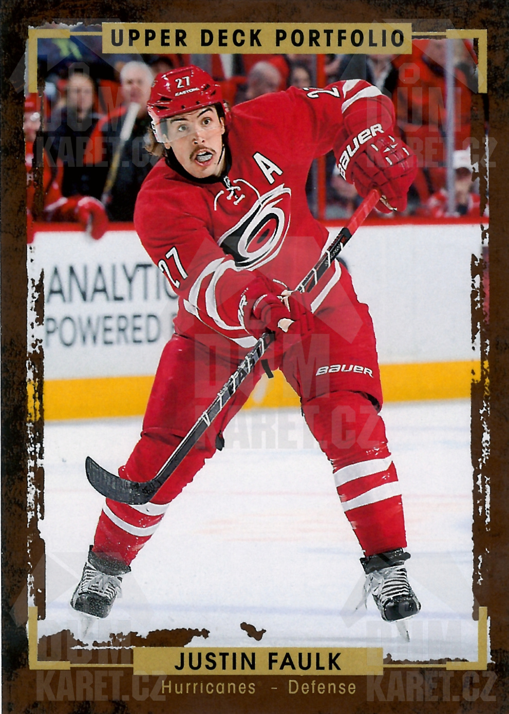 Justin Faulk - 2015/16 UD Portfolio Hockey - #8
