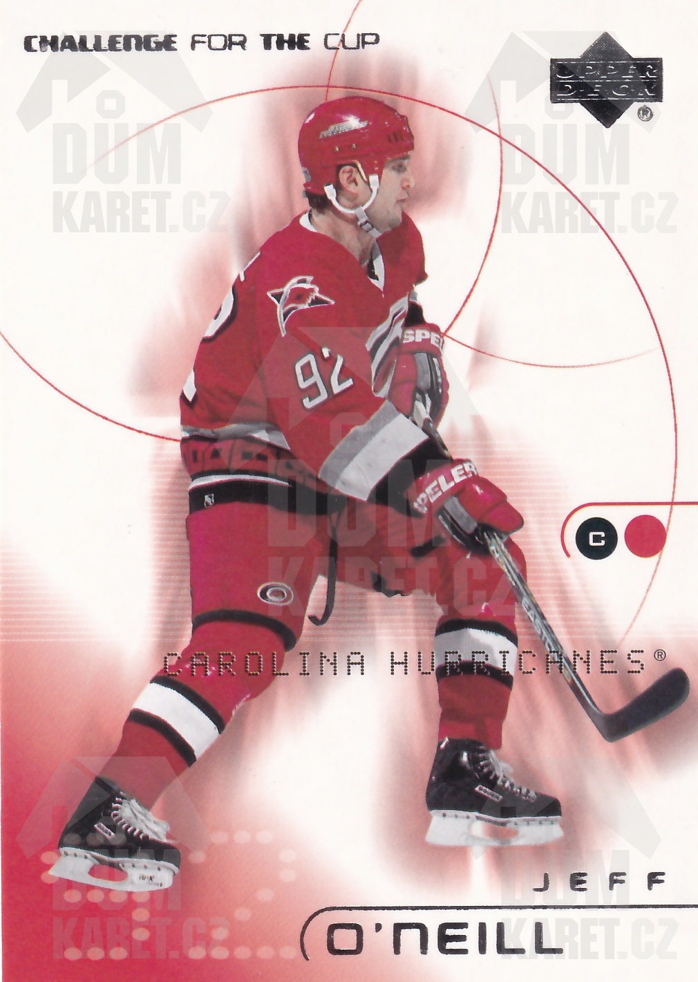 Jeff O'Neill - 2001/02 UD Challenge For The Cup - #12