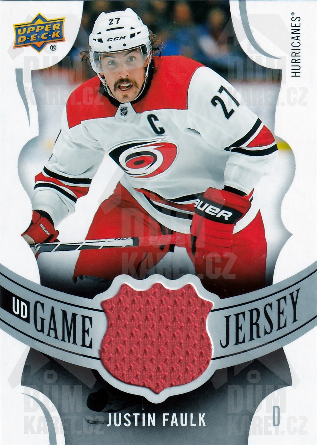 Justin Faulk - 2018/19 UD Series I. Hockey - Jersey - #GJ-JF