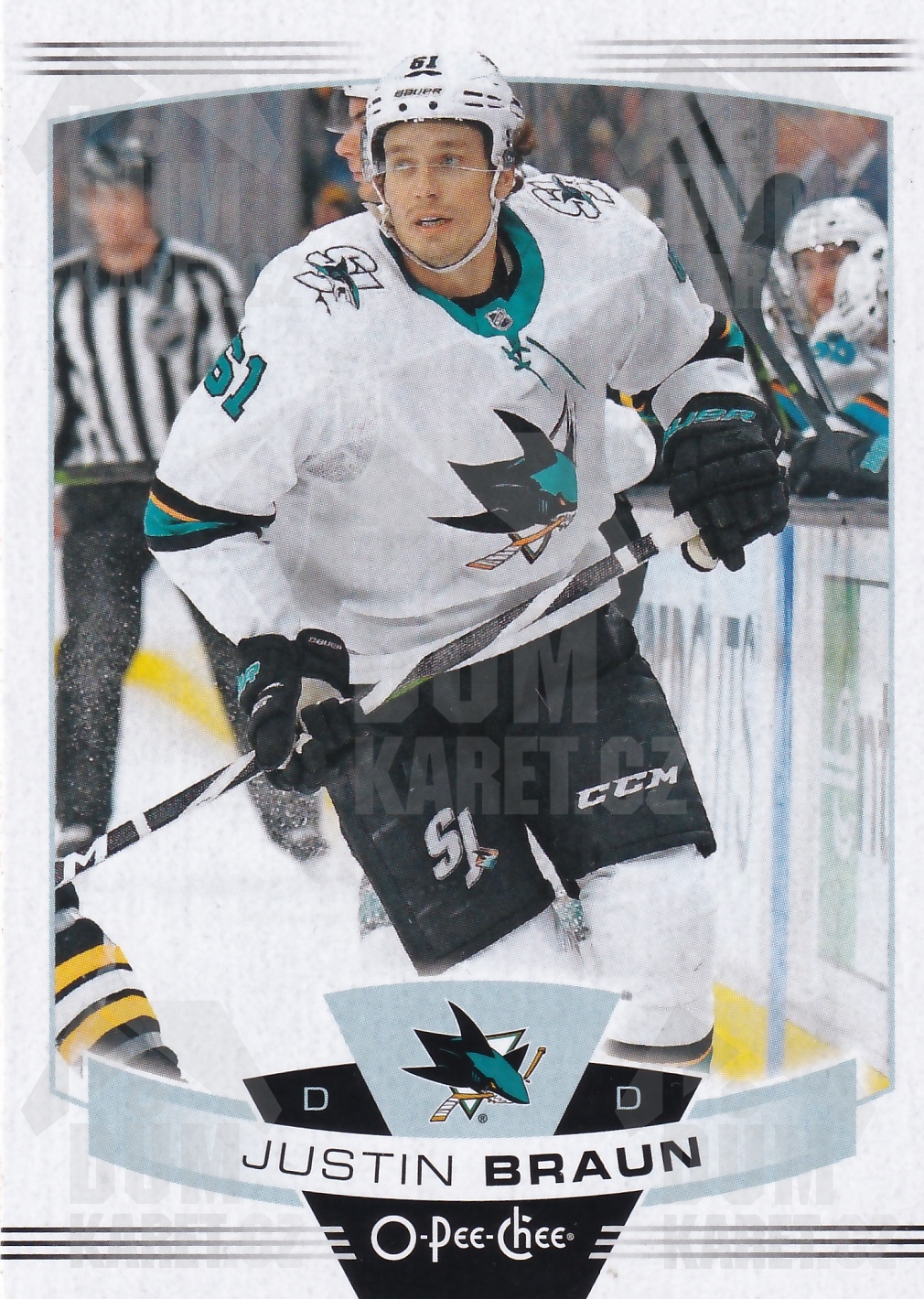 Justin Braun - 2019/20 O-Pee-Chee Hockey - #336
