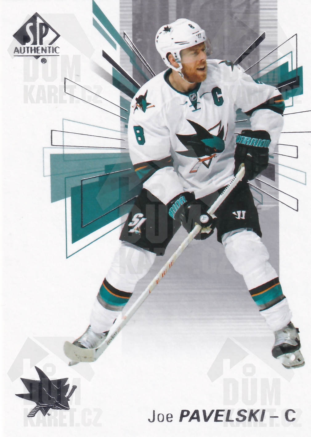 Joe Pavelski - 2016/17 SP Authentic Hockey - #16