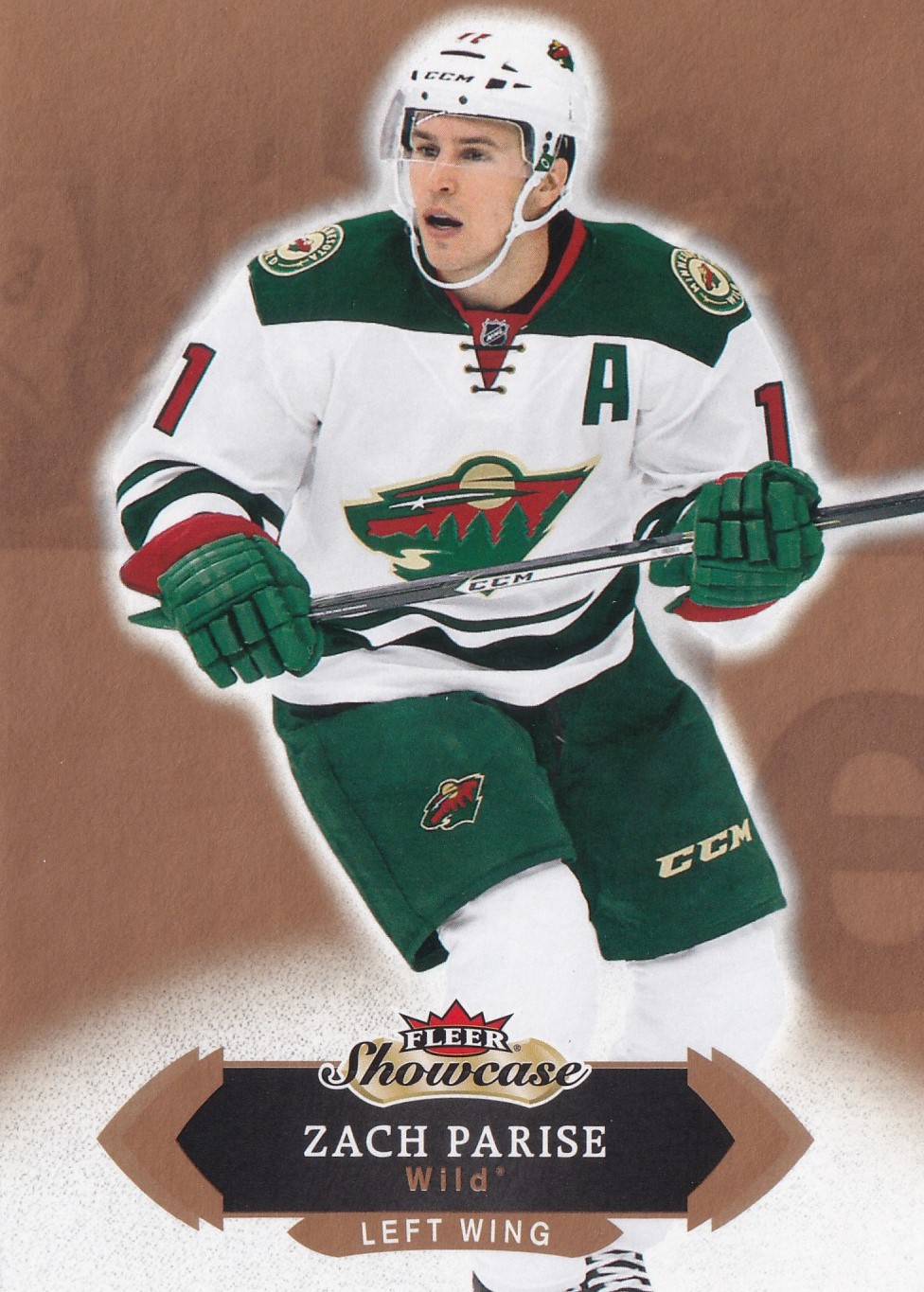 Zach Parise - 2016/17 Fleer Showcase Hockey - #76