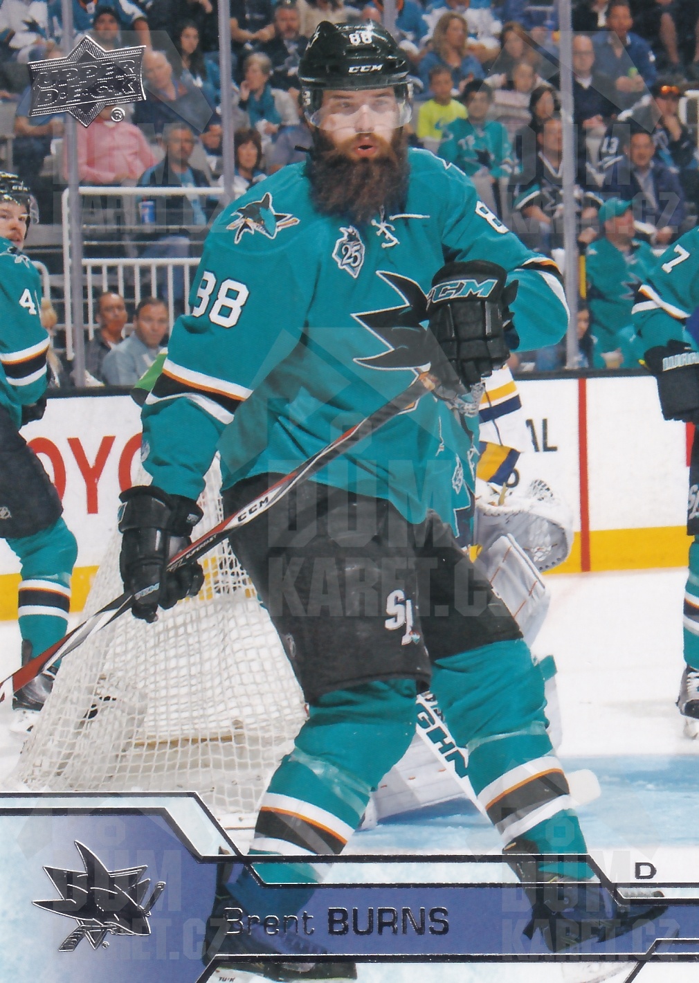 Brent Burns - 2016/17 UD Series I. Hockey - #148