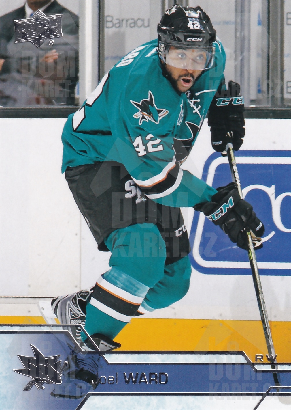 Joel Ward - 2016/17 UD Series I. Hockey - #151
