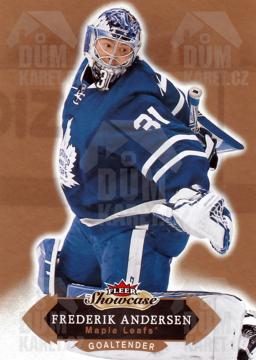 Frederik Andersen - 2016/17 Fleer Showcase Hockey - #8