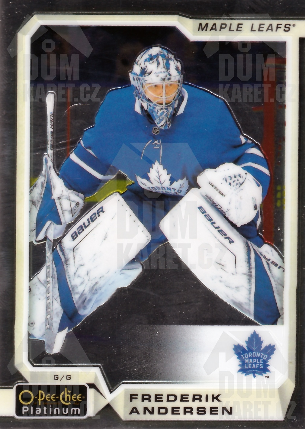 Frederik Andersen - 2018/19 OPC Platinum Hockey - #127
