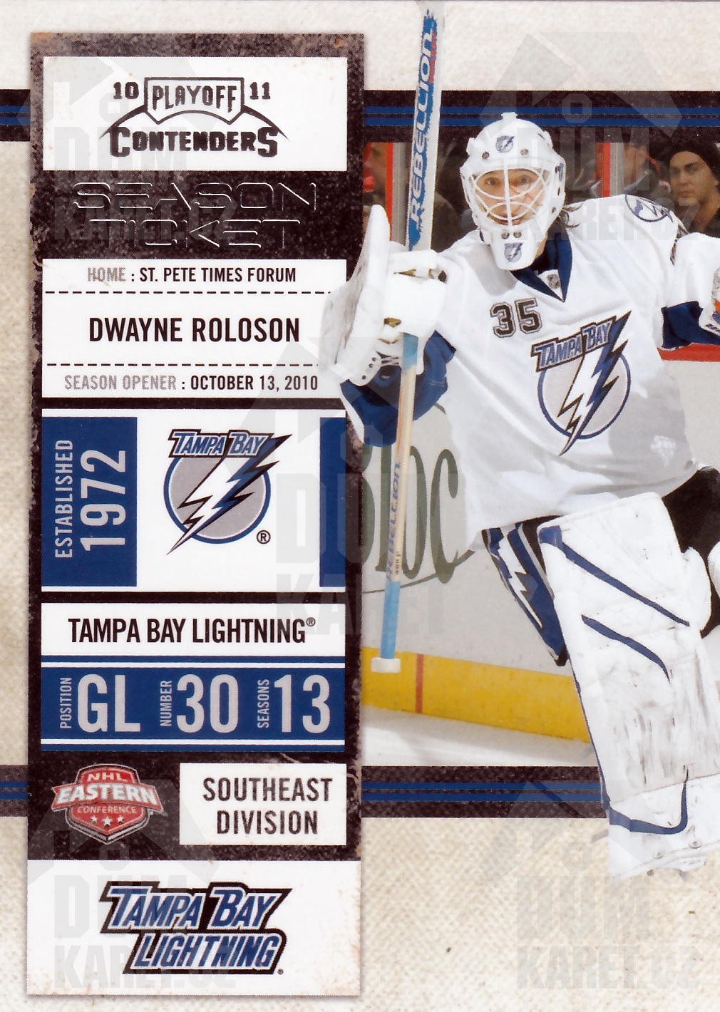 Dwayne Roloson - 2010/11 Panini Contenders - #32