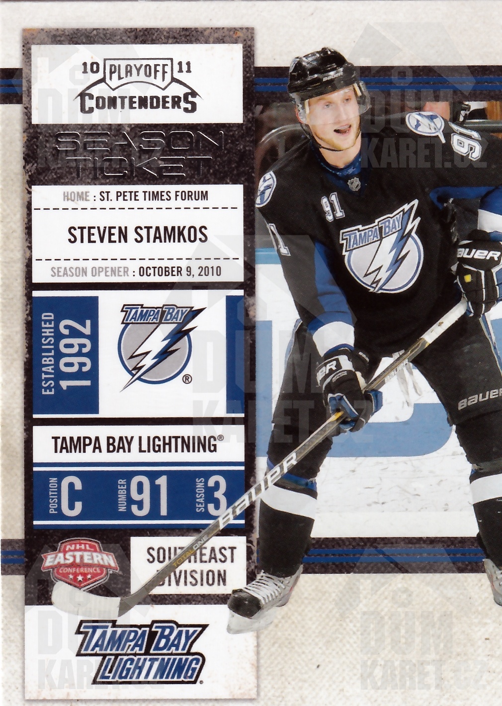 Steven Stamkos - 2010/11 Panini Contenders - #97