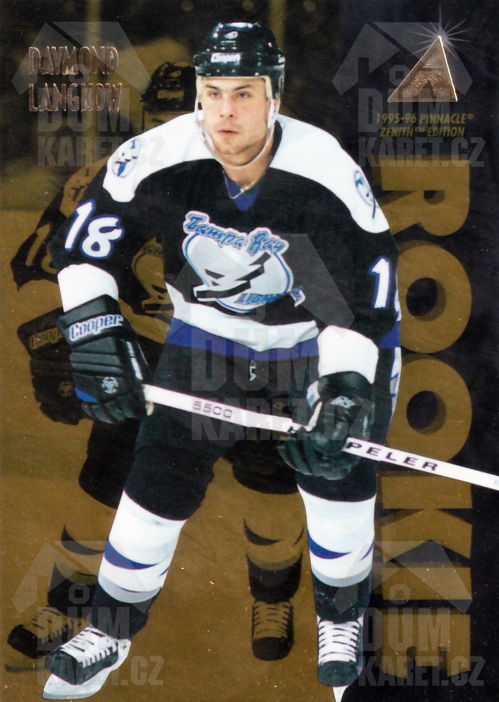 Daymond Langkow - 1995/96 Pinnacle Zenith - RC - #143