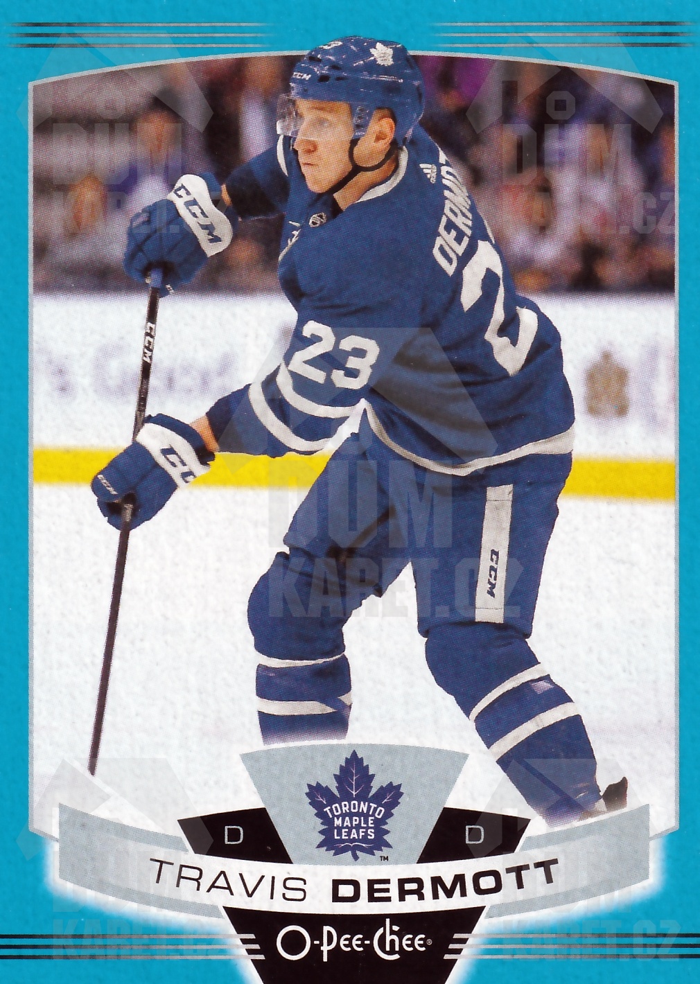 Travis Dermott - 2019/20 O-Pee-Chee Hockey - Blue - #150