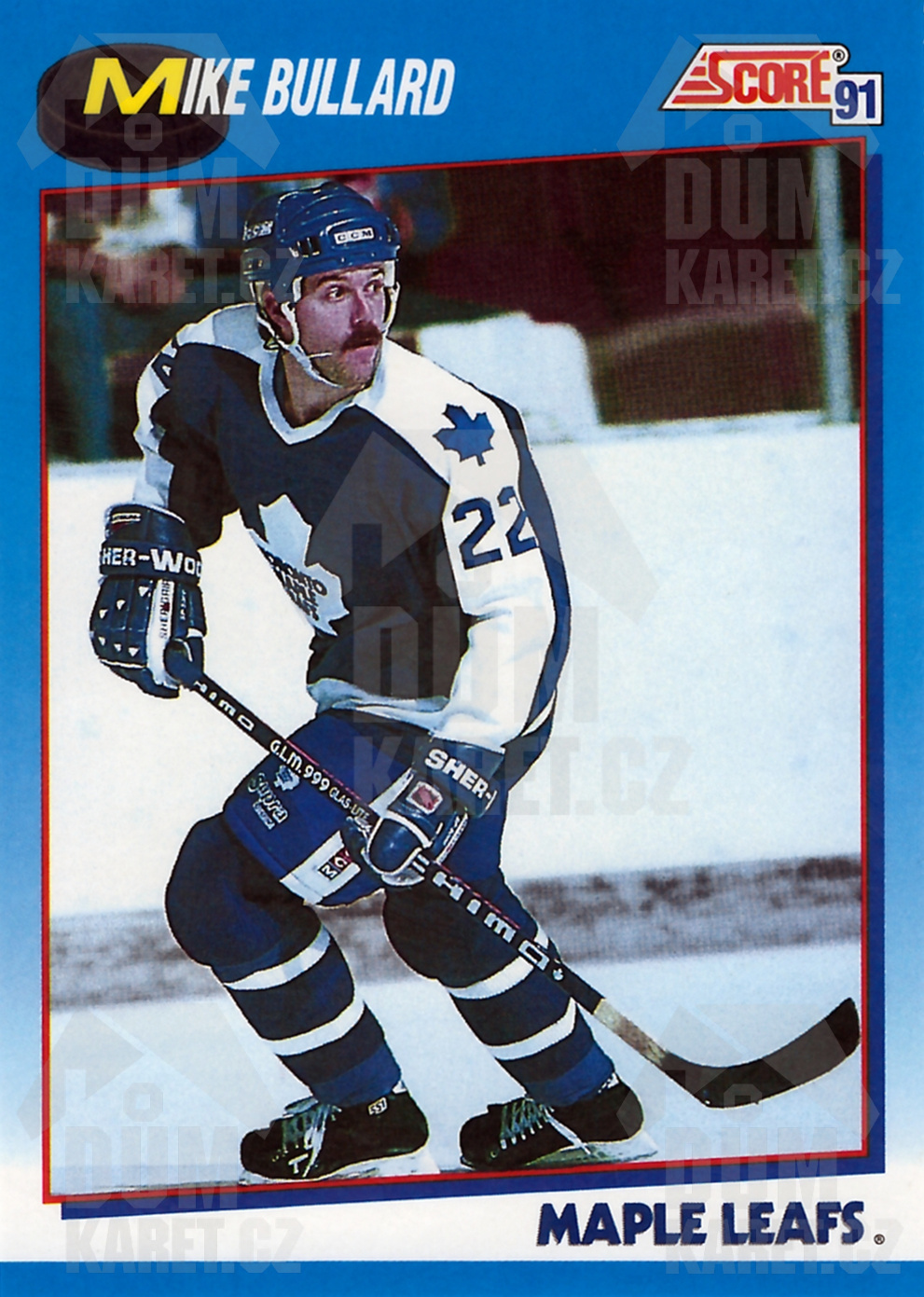 Mike Bullard - 1991/92 Score Hockey - Blue - #590