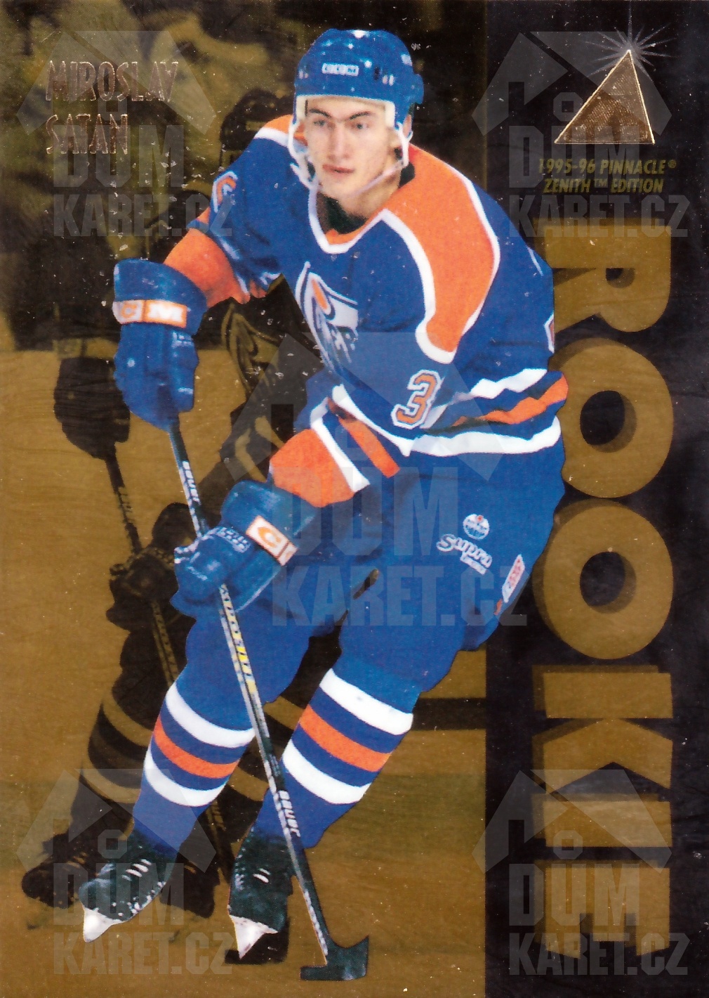 Miroslav Šatan - 1995/96 Pinnacle Zenith - RC - #150