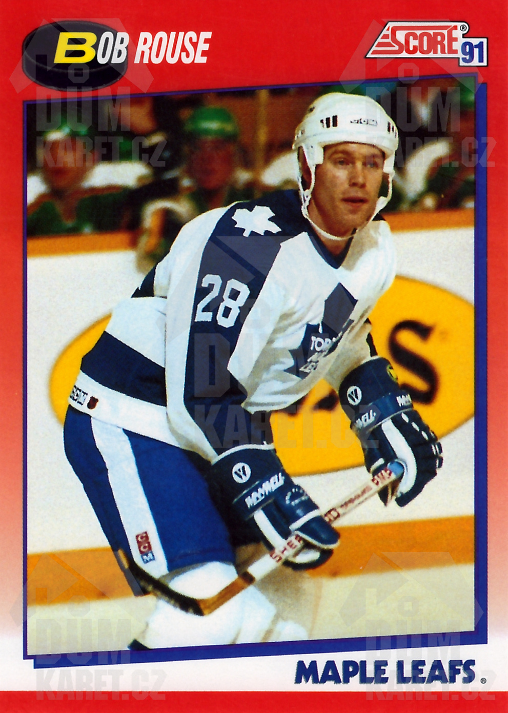 Bob Rouse - 1991/92 Score Hockey - Red - #246
