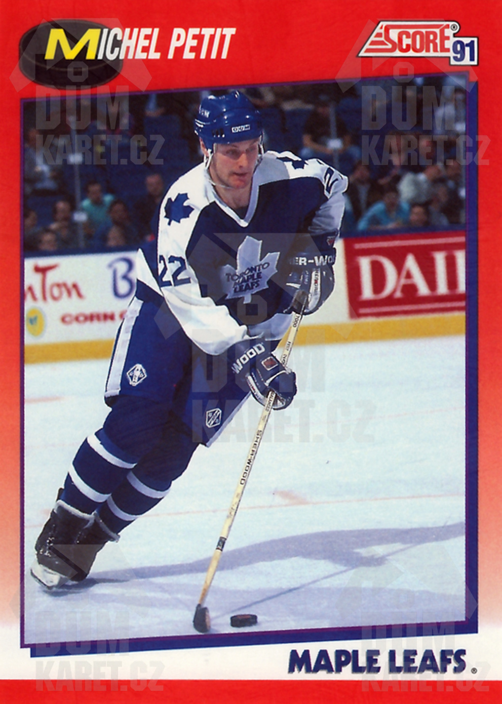 Michel Petit - 1991/92 Score Hockey - Red - #103