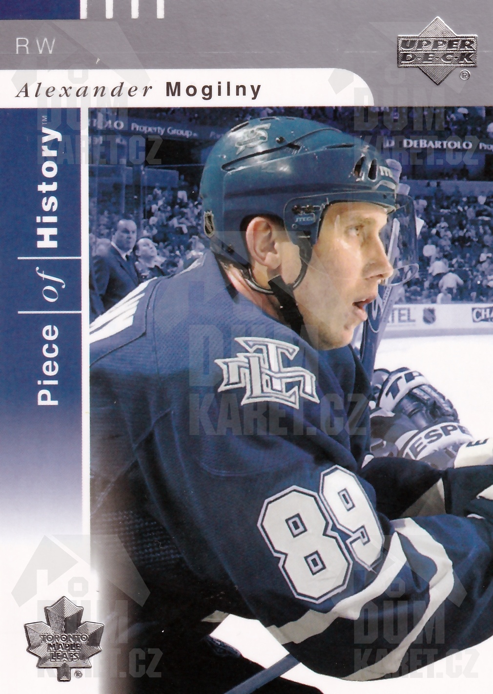 Alexander Mogilny - 2002/03 UD Piece of History - #82