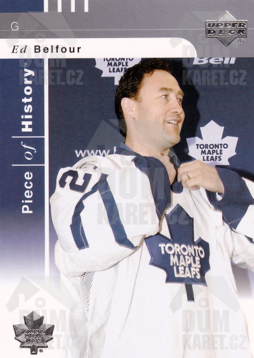Ed Belfour - 2002/03 UD Piece of History - #84
