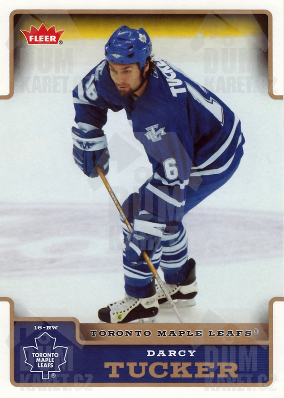 Darcy Tucker - 2006/07 NHL Fleer Hockey - #185