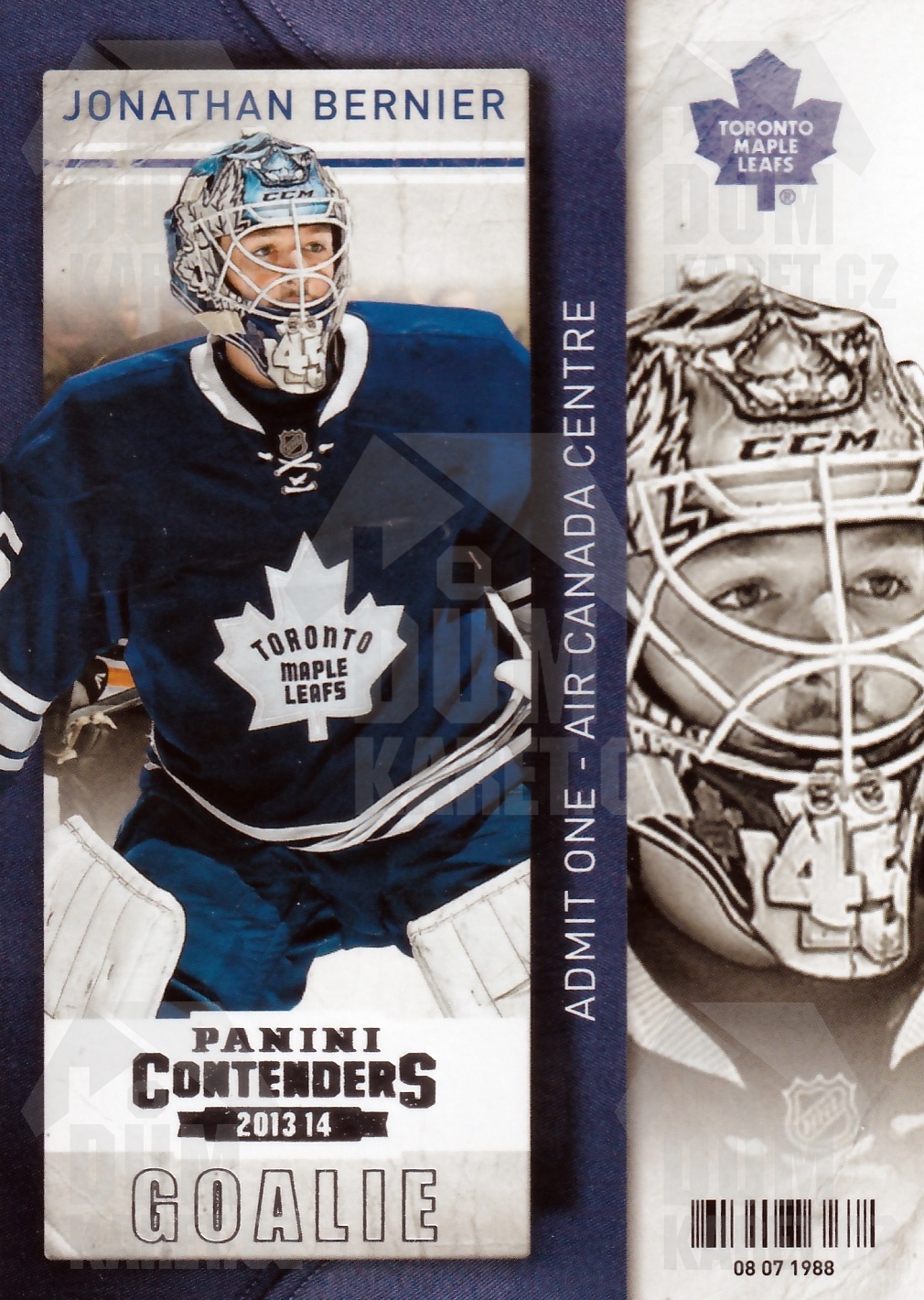 Jonathan Bernier - 2013/14 Panini Contenders - #42