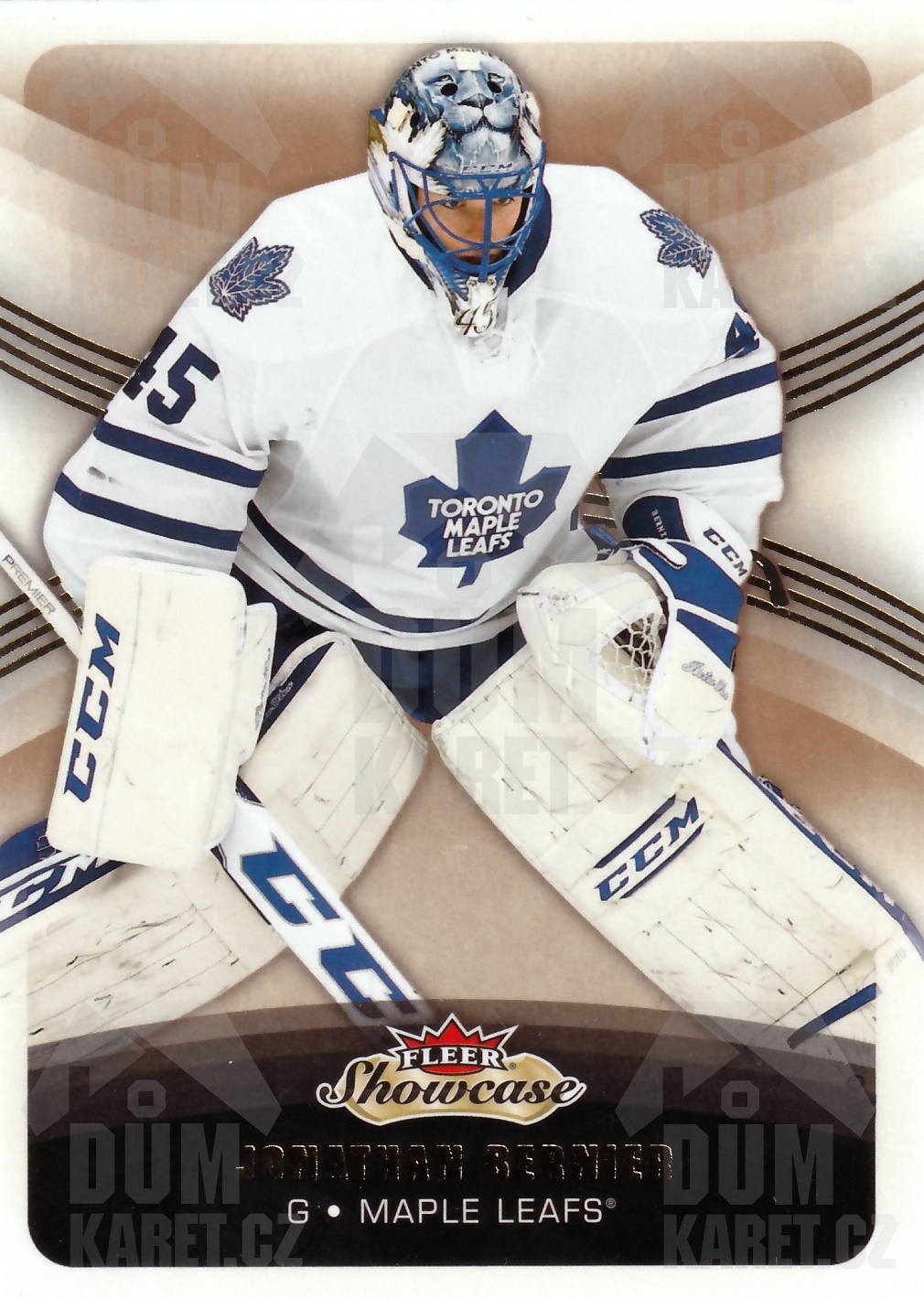 Jonathan Bernier - 2015/16 Fleer Showcase Hockey - #8