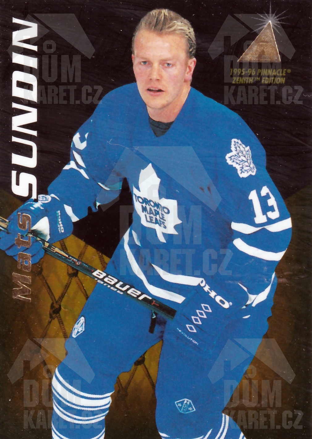 Mats Sundin - 1995/96 Pinnacle Zenith - #19