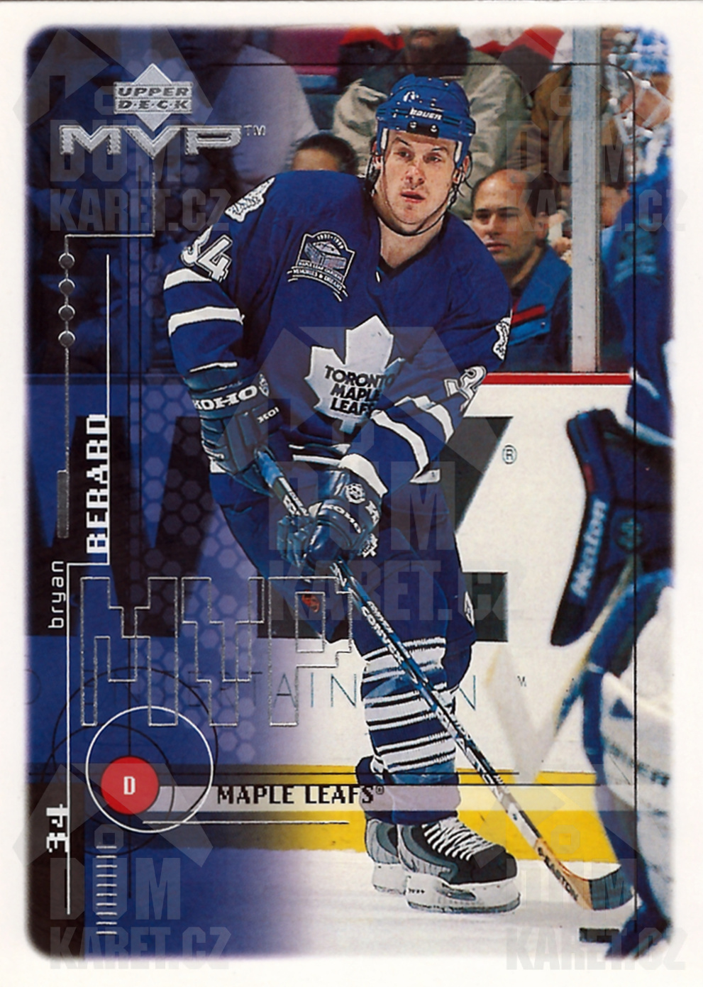 Bryan Berard - 1998/99 MVP Hockey - #200
