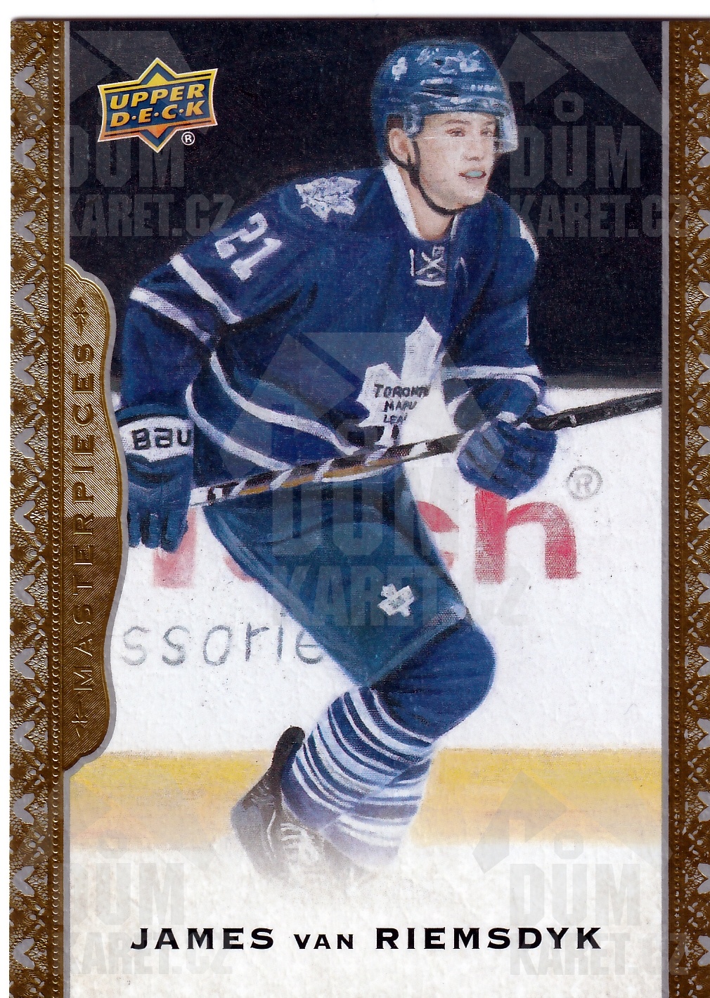 James van Riemsdyk - 2014/15 UD Masterpieces Hockey - #30