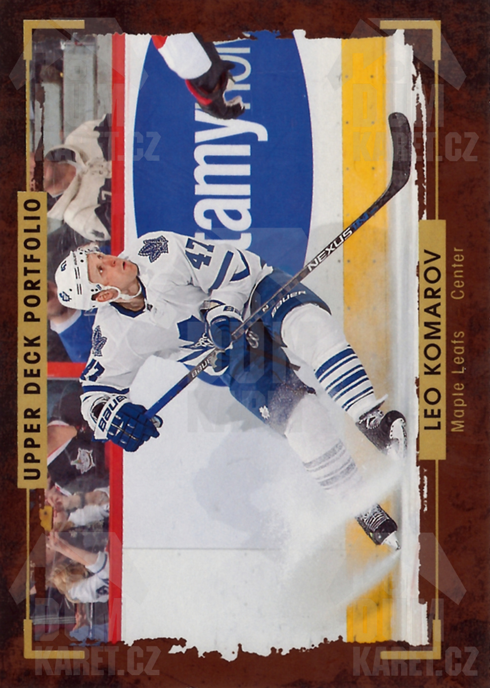 Leo Komarov - 2015/16 UD Portfolio Hockey - #3