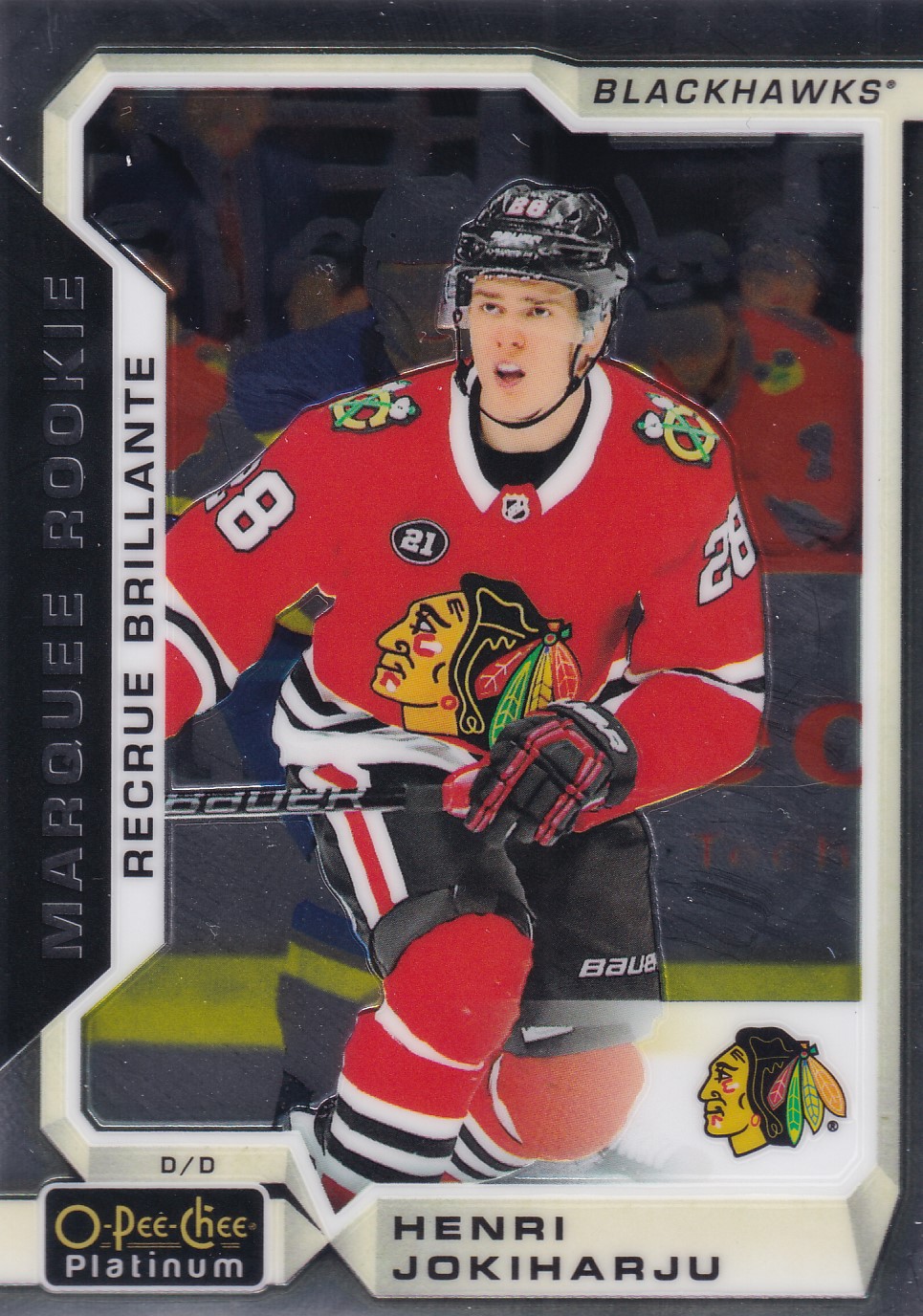 Henri Jokiharju - 2018/19 OPC Platinum Hockey - Marquee Rookie - #162