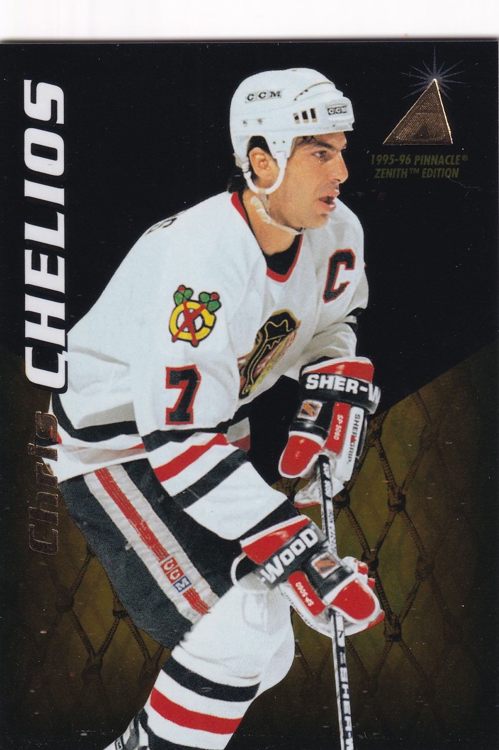 Chris Chelios - 1995/96 Pinnacle Zenith - #37