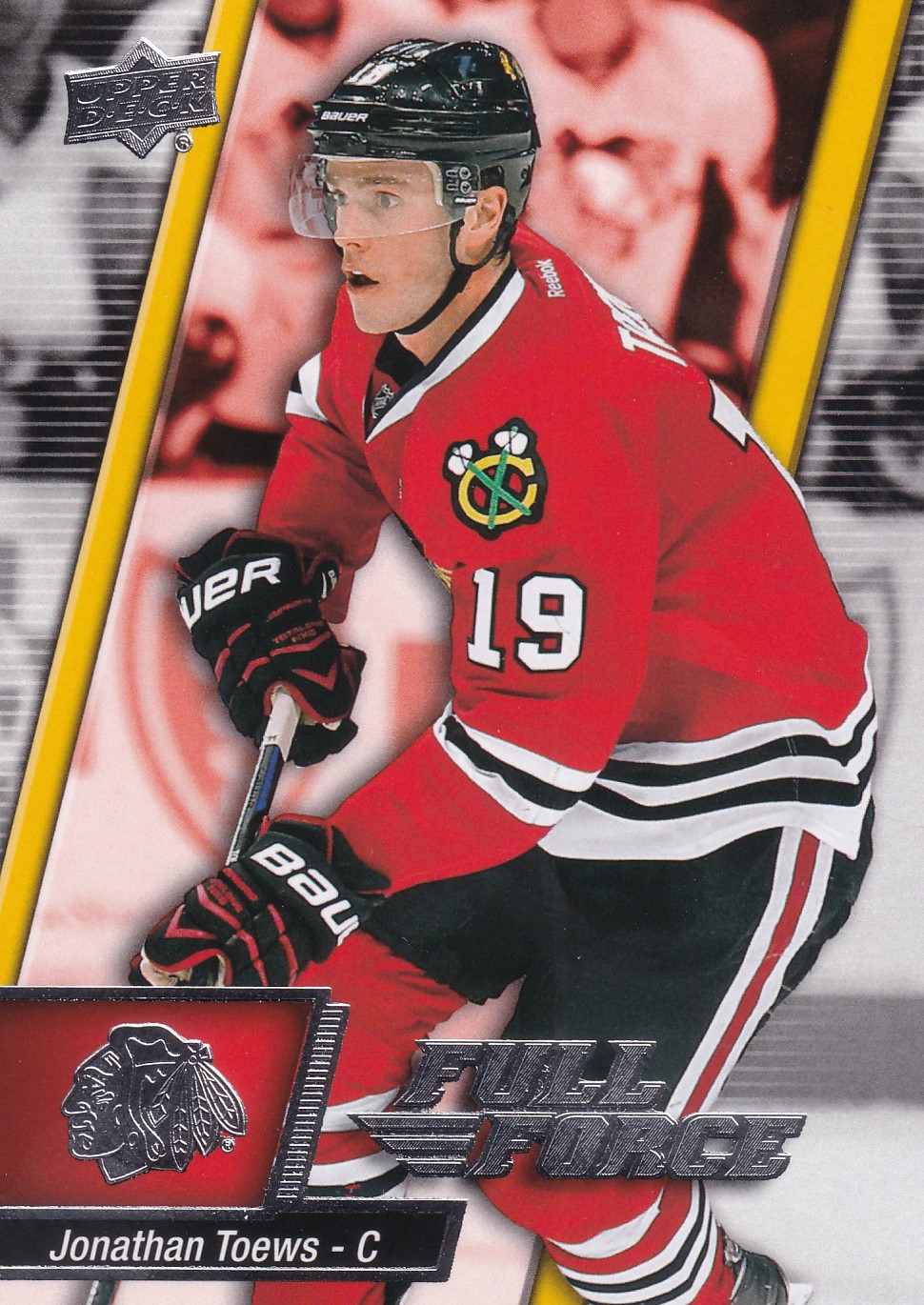 Jonathan Toews - 2015/16 UD Full Force Hockey - #59