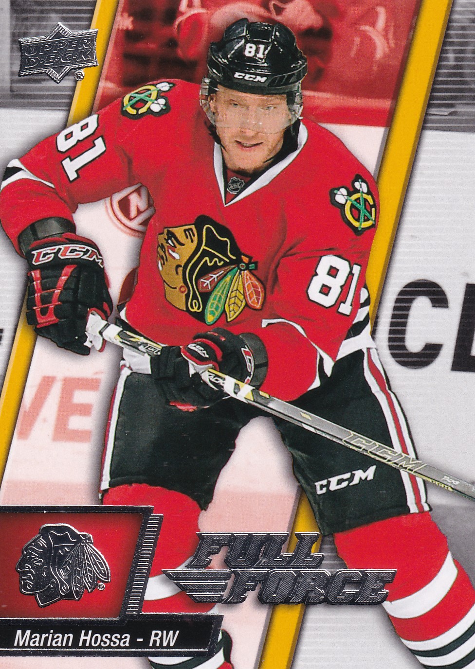 Marian Hossa - 2015/16 UD Full Force Hockey - #94
