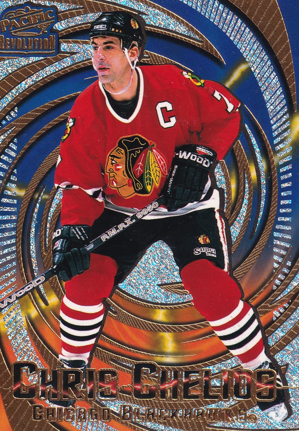 Chris Chelios - 1997/98 Pacific Revolution - #28